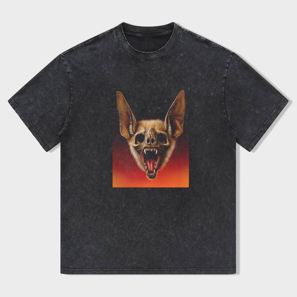 Fierce Fox Graphic Print Men's Casual T-Shirt