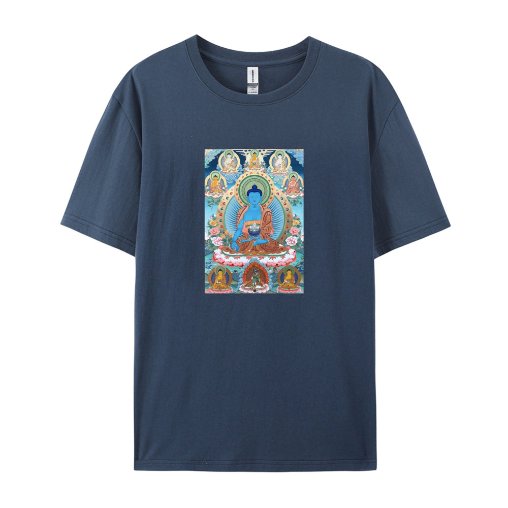 Buddha T-Shirt - Vintage Buddhist Art - Spiritual Meditation Tee