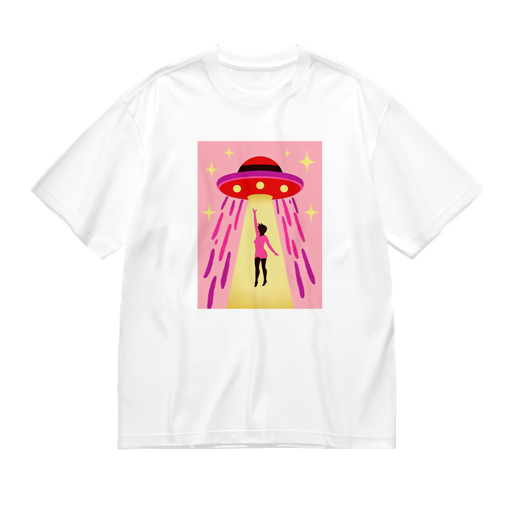UFO Alien Abduction Women's Graphic T-Shirt