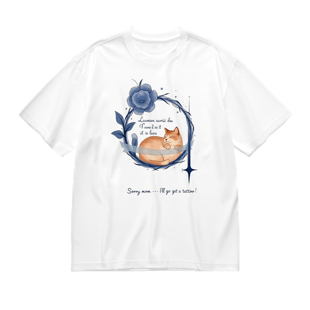Cute Cat Graphic T-Shirt
