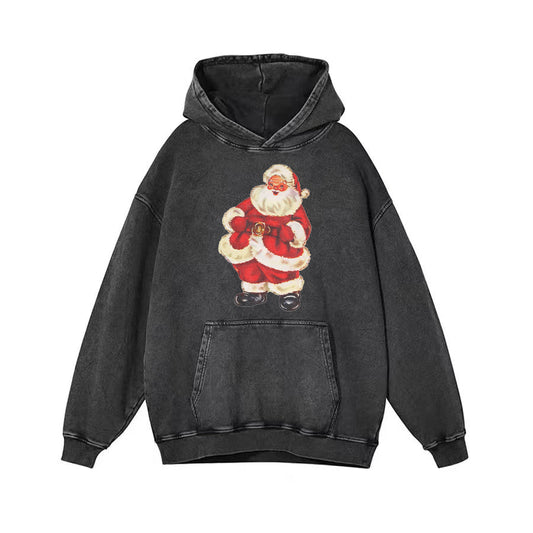 Vintage Santa Comfort Colors Hoodie