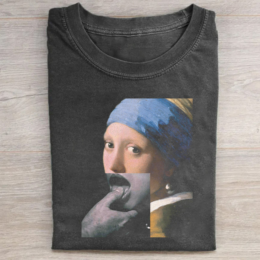Art Collage Graphic T-Shirt