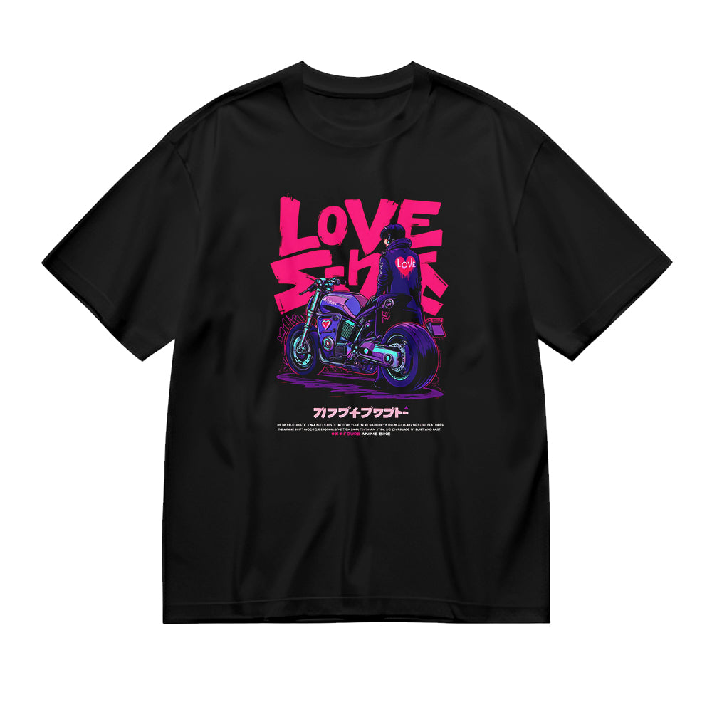 Love Speed Neon Graphic T-Shirt