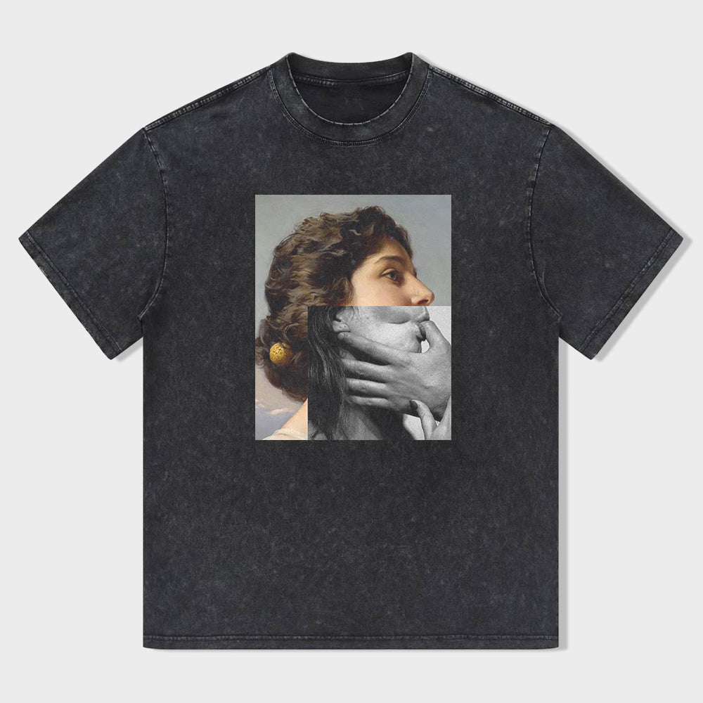 Vintage Art Print Graphic T-Shirt