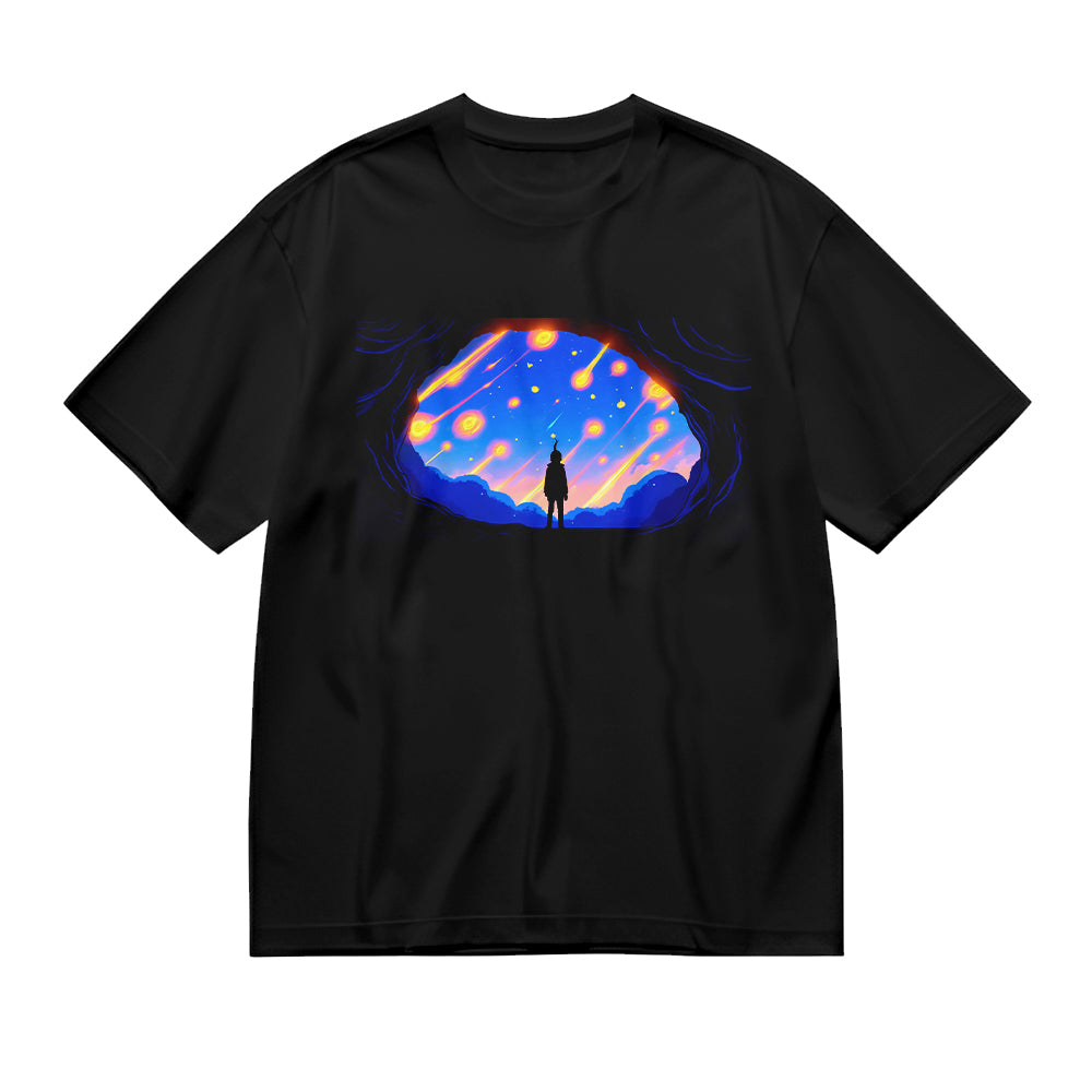 Starry Night Sky Graphic T-Shirt