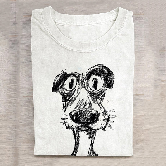The Cute Dog Vintage T-shirt