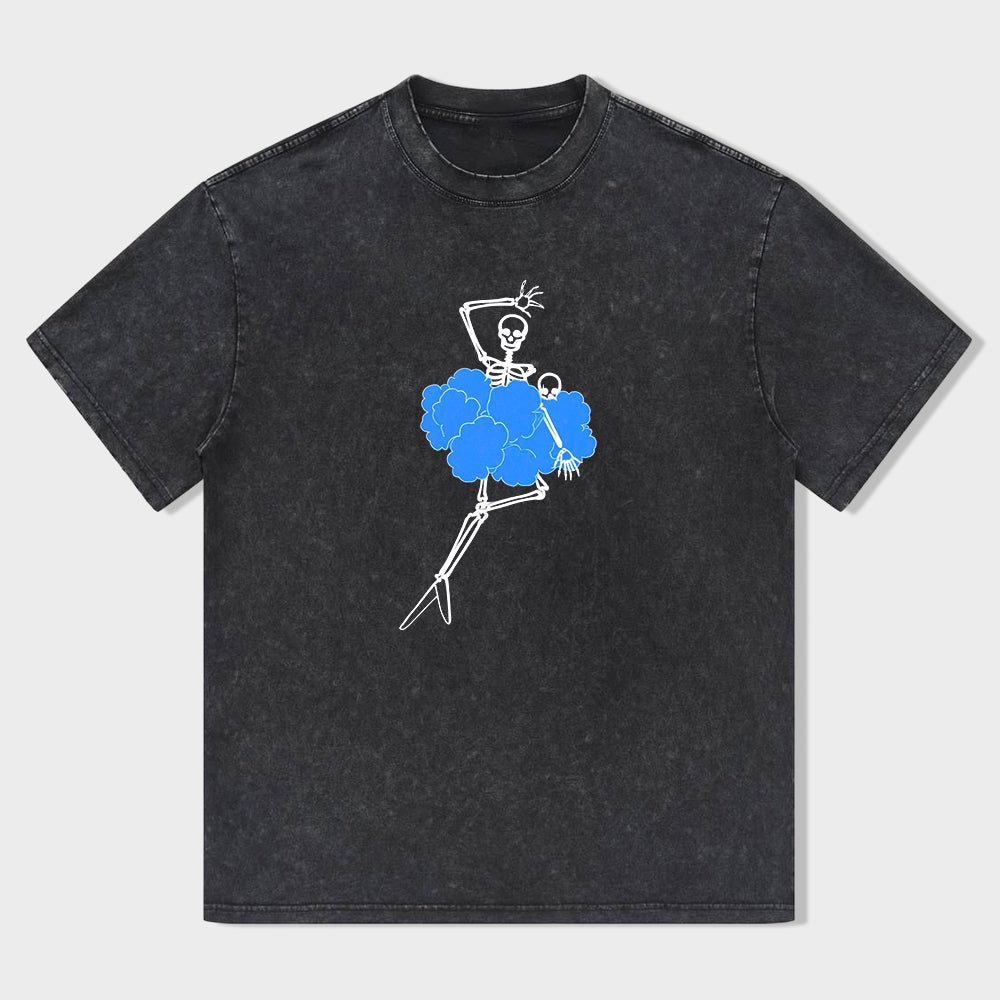Skull Cloud Graphic T-Shirt