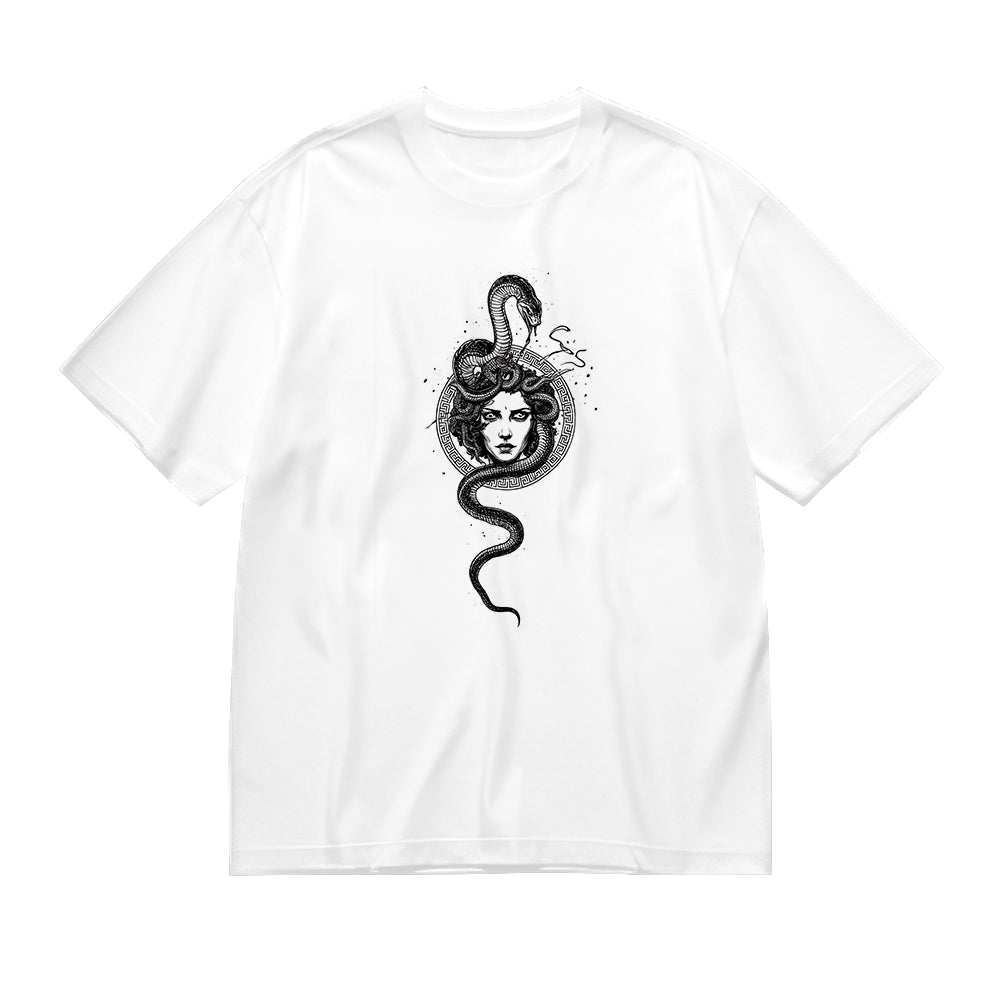 Snake Goddess Graphic Design Men's Casual T-Shirt
