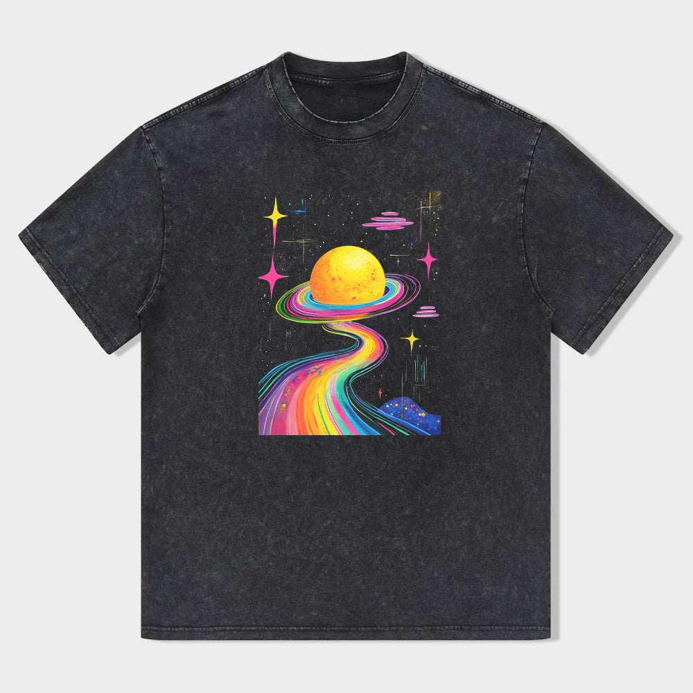 Psychedelic Space Rainbow T-Shirt