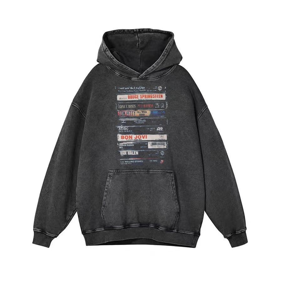 Rock Cassettes Unisex Hoodie