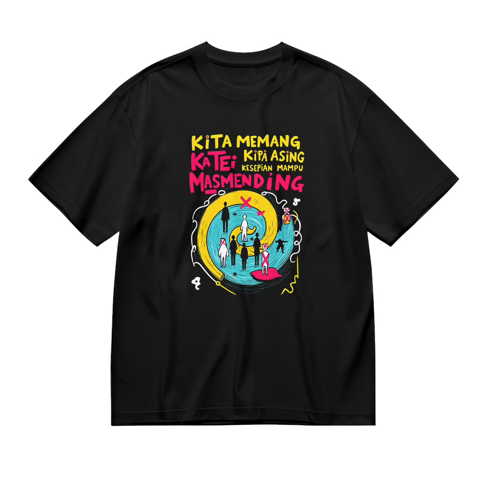 Kita Memang Kater Kata Asing Masmending Graphic T-Shirt